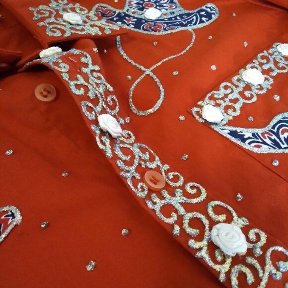 Vintage Laura Rogers Originals Hand Painted Shirt - Picture 4 of 9